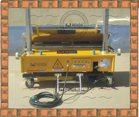 Tuğla harcı duvar otomatik 90 m² için elektronik alçı sıva makinesi/s