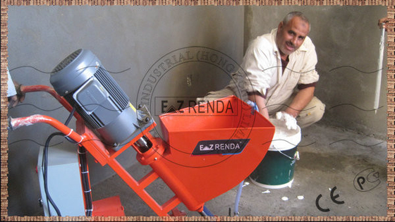 Oda Dekorasyon 1.5kW için elektrik harç sprey makinesi / 380V ile hava kompresörü