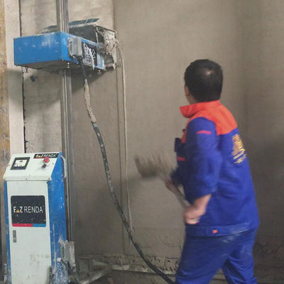 Bina Render Duvarları Makine Otomatik Sıva Ekipmanları Kolay Hareketli ve Takma
