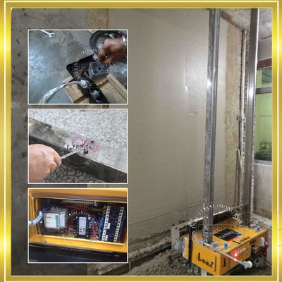 Müteahhitler Sıva için Finish PLASTING Etkisi Beton Sıva Makinesi Smooth